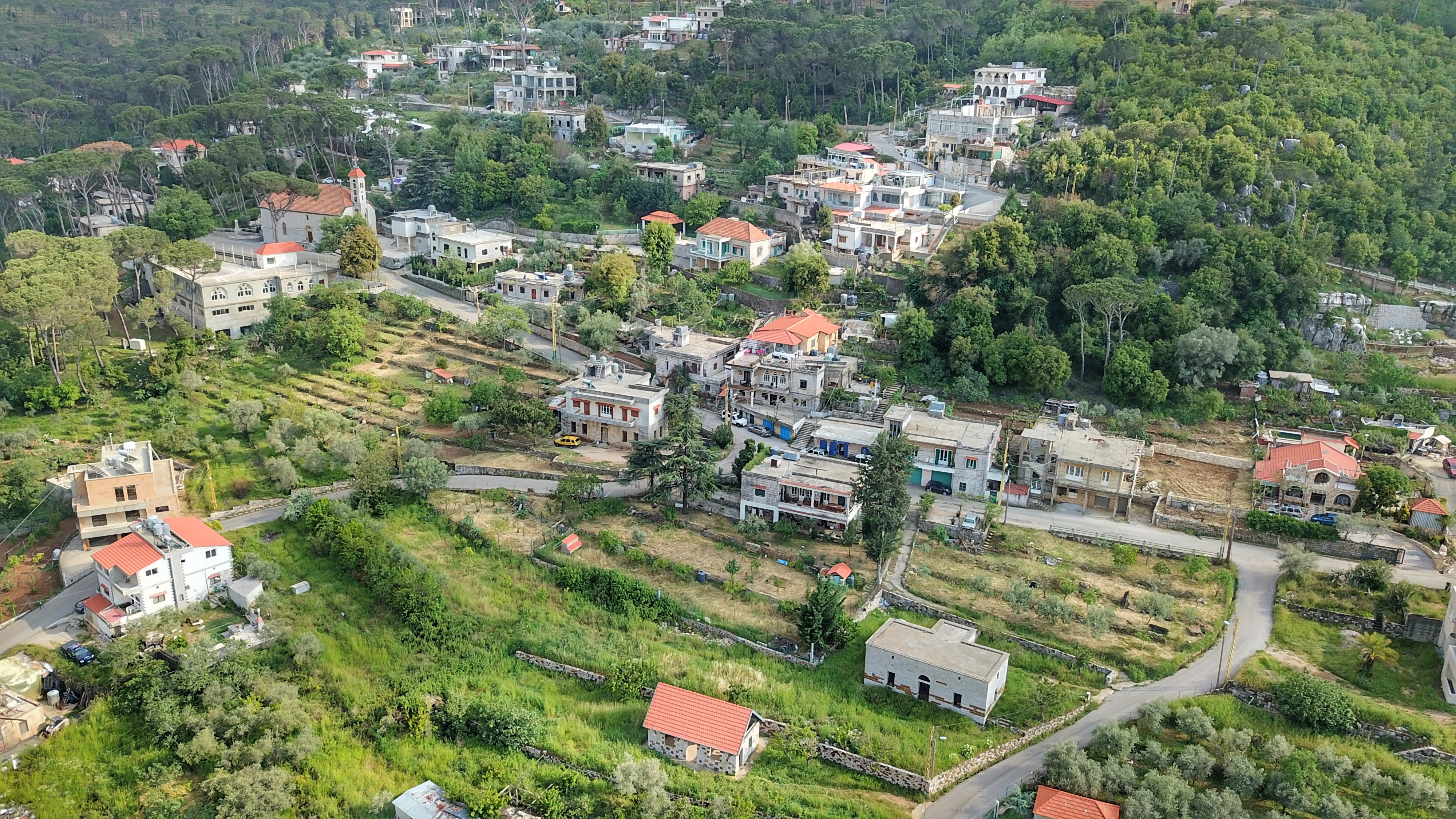 Hasbaya aerial view